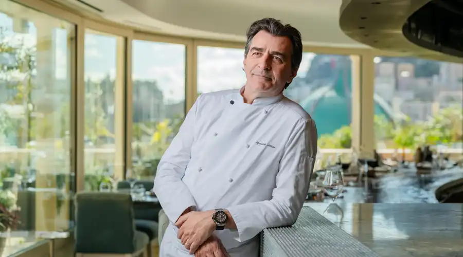 Chef Yannick Alléno Pavyllon Monte-Carlo Monaco