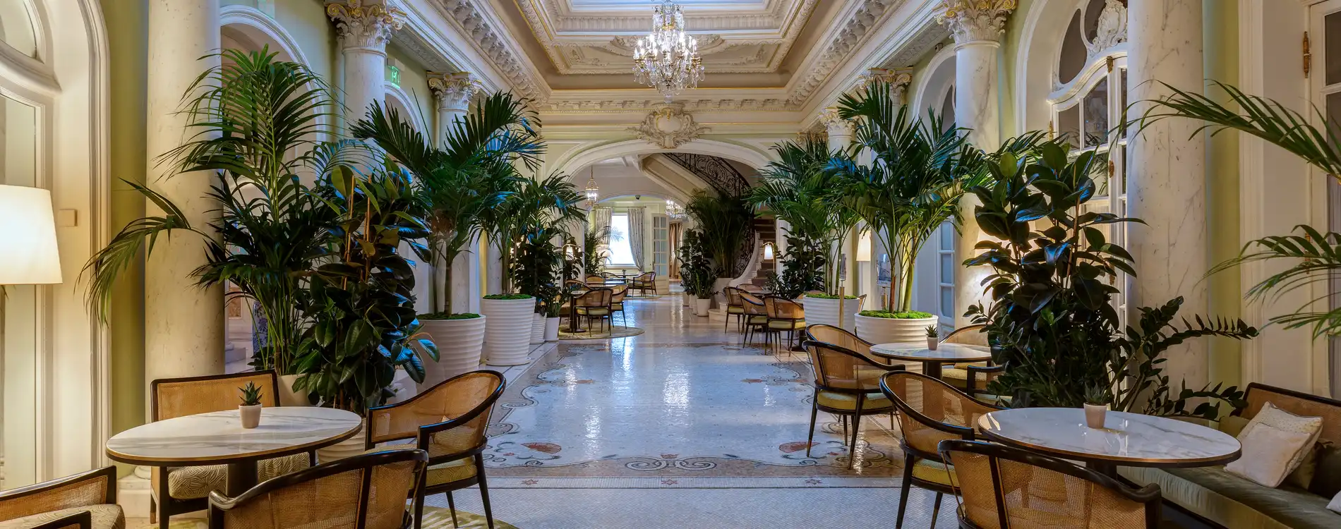 Vue intérieure Limun Hôtel Hermitage 