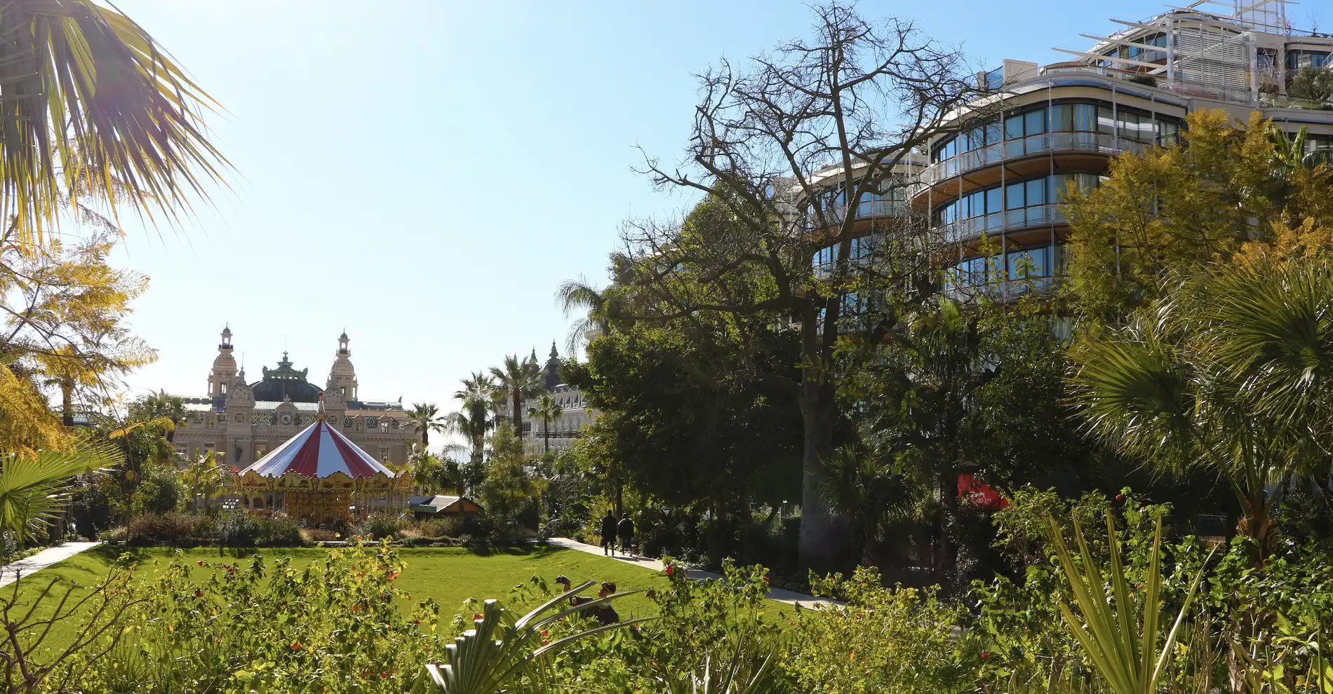 Jardins des Boulingrins Place du Casino à Monaco